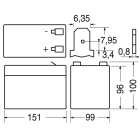 ELCART DISTRIBUTION - BATTERIA RIC.PIOMBO 12V 12 AH F2