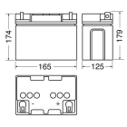 ELCART DISTRIBUTION - BATTERIA RIC.PIOMBO 12V 24 AH