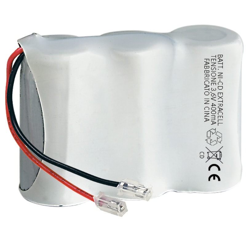 ELCART DISTRIBUTION - PACCO BATT.NI-CD 3,6V 400MAH UNIV