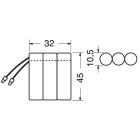 ELCART DISTRIBUTION - PACCO BATT.NI-MH 3,6V 800MA X TEL