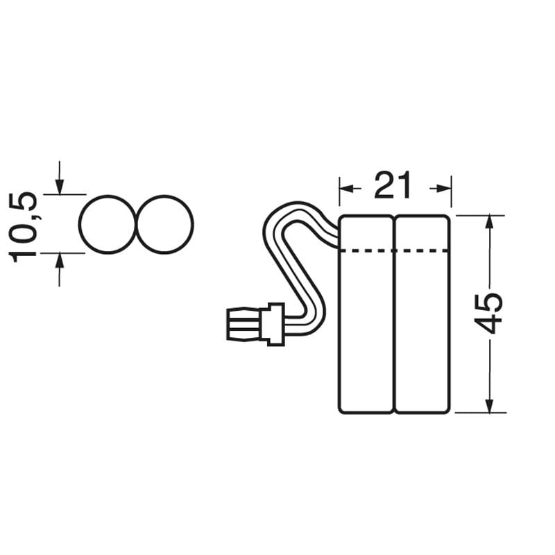 ELCART DISTRIBUTION - PAC.BAT.NI-MH 2,4V 800MAH AAA