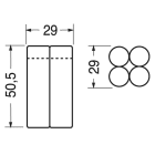 ELCART DISTRIBUTION - PACCO BATT.NI-CD 4,8V 1000MAH AA