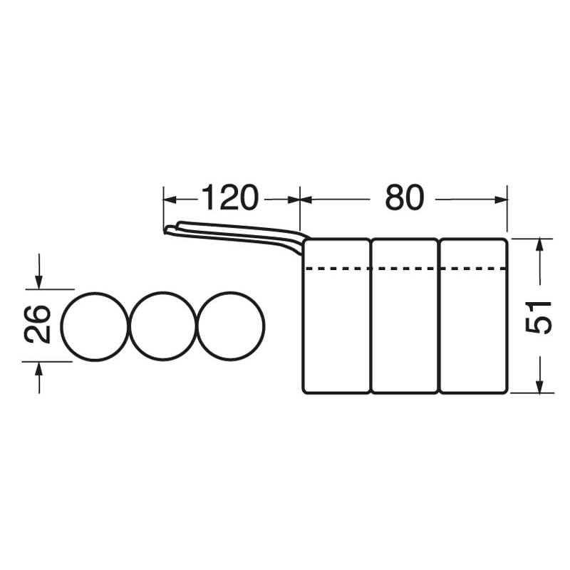 ELCART DISTRIBUTION - PACCO BATT.NI-CD 3,6V 2500MAH (C)