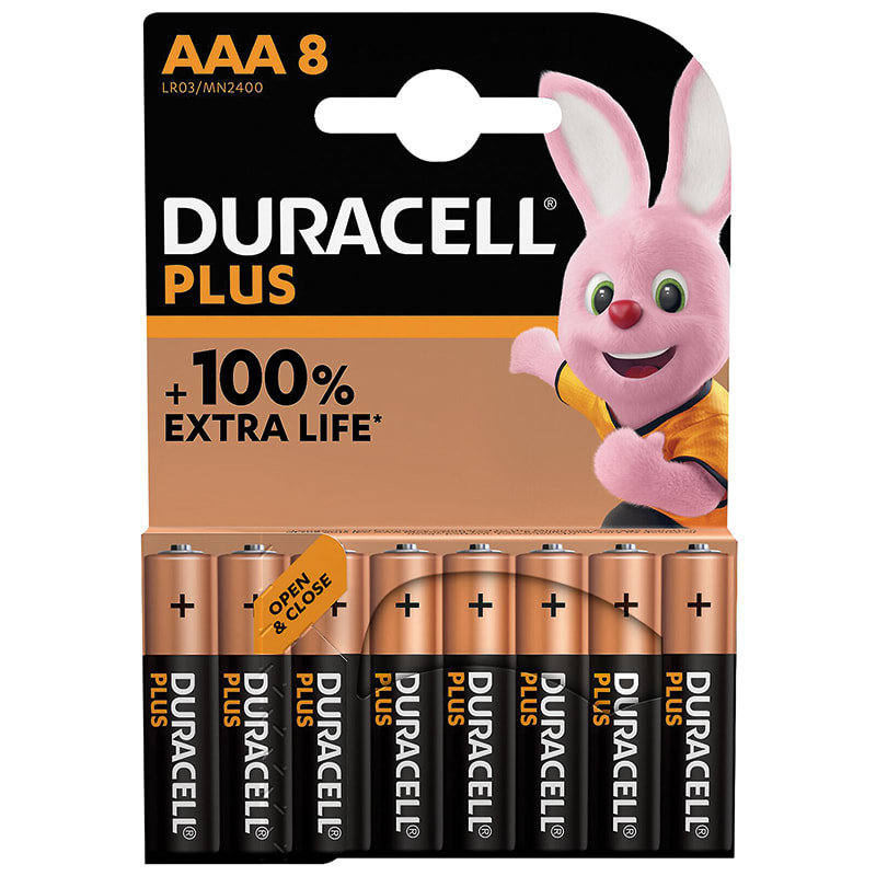 ELCART DISTRIBUTION - 8 PZ BATT.MINISTILO 1,5V DURACELL 302401000