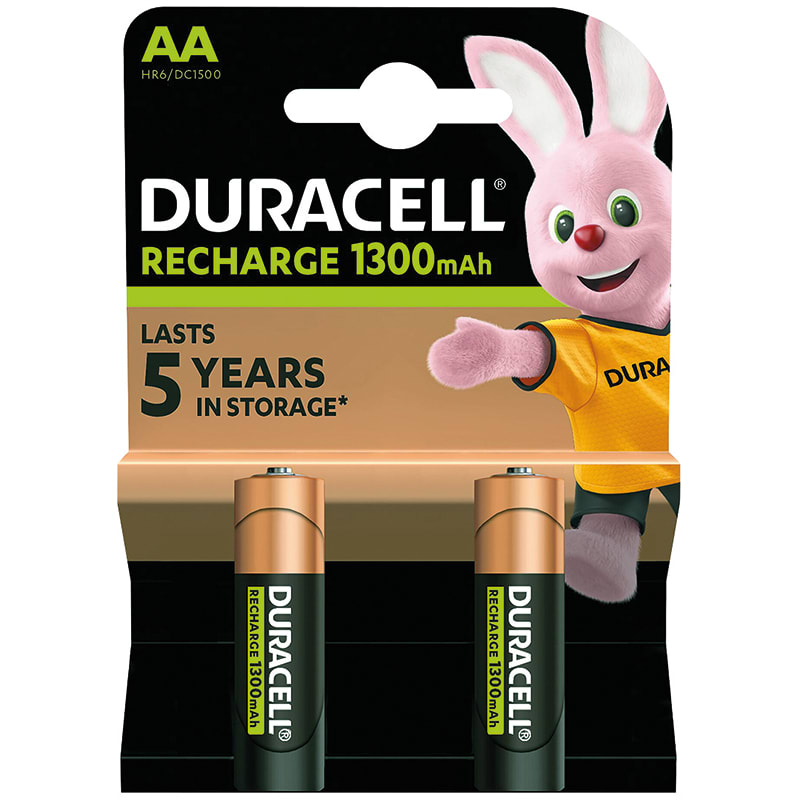 ELCART DISTRIBUTION - 2 PZ BATT.RICAR. NIMH AA DURACELL