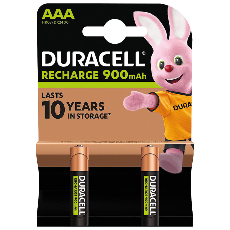 ELCART DISTRIBUTION - 2 PZ BATT.RICAR.ACCH AAA DURACELL