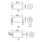 ELCART DISTRIBUTION - PILA AL LITIO MINIST. 3,6V 1,2 AH
