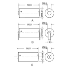 ELCART DISTRIBUTION - PILA AL LITIO TIPO A 3,6V 3,6AH