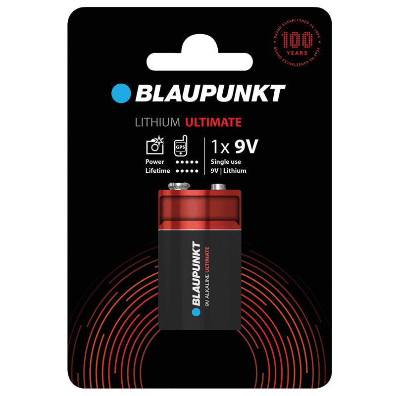ELCART DISTRIBUTION - PILA 9V BLAUPUNKT AL LITIO BL.1