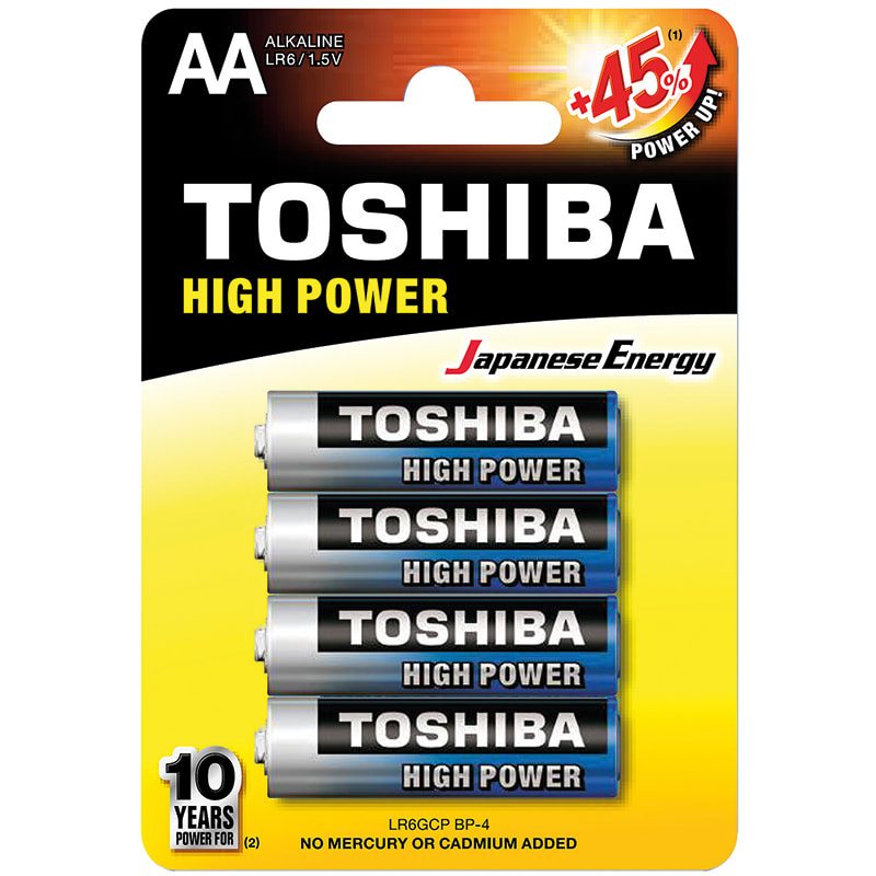 ELCART DISTRIBUTION - PILA AA HIGH POWER TOSHIBA BL.4