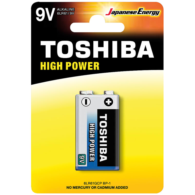 ELCART DISTRIBUTION - PILA 9V HIGH POWER TOSHIBA BL.1
