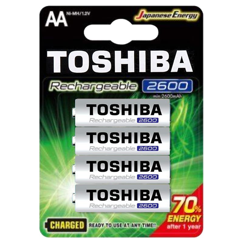 ELCART DISTRIBUTION - BATT.RICAR. PRONTA AA TOSHIBA BL4