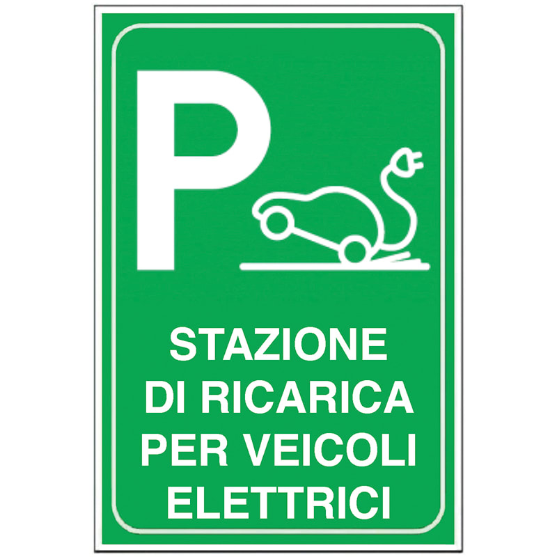ELCART DISTRIBUTION - CARTELLO STAZIONE RICAR. VEICOLI