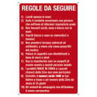 ELCART DISTRIBUTION - CARTELLO REGOLE DA SEGUIRE