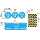 ELCART DISTRIBUTION - KIT ADESIVI SEGNALAZ.CALPESTABILI