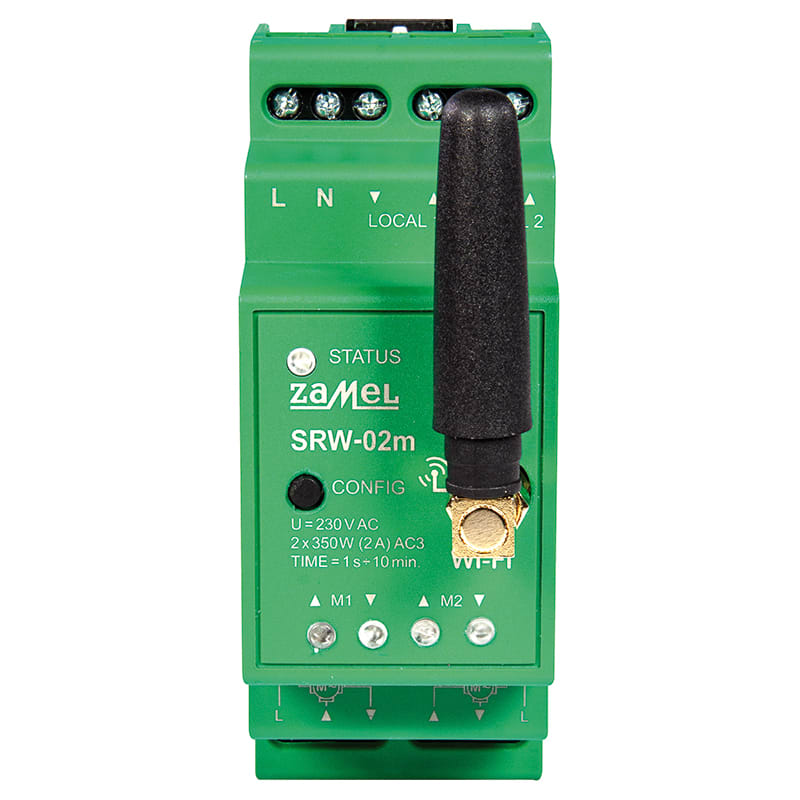 ELCART DISTRIBUTION - CONTR.TAPPARELLE 2CANALI DIN RAIL