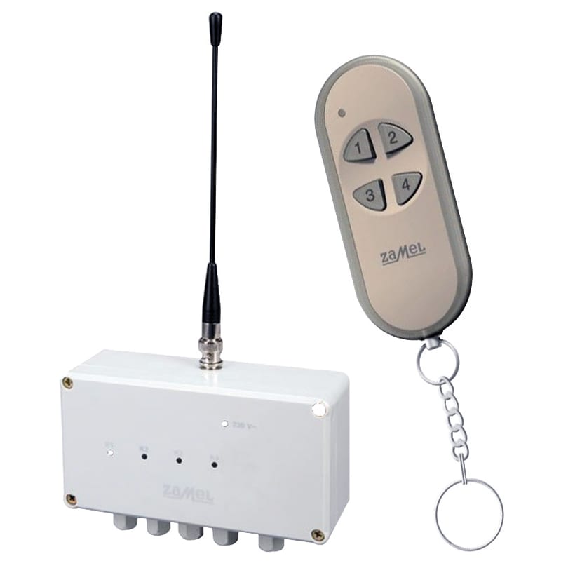 ELCART DISTRIBUTION - KIT RICEV.RADIO + TELECOMANDO 4CH