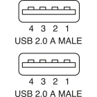 ELCART DISTRIBUTION - CAVO USB2.0 SPINA A-SPINA A 3.0MT