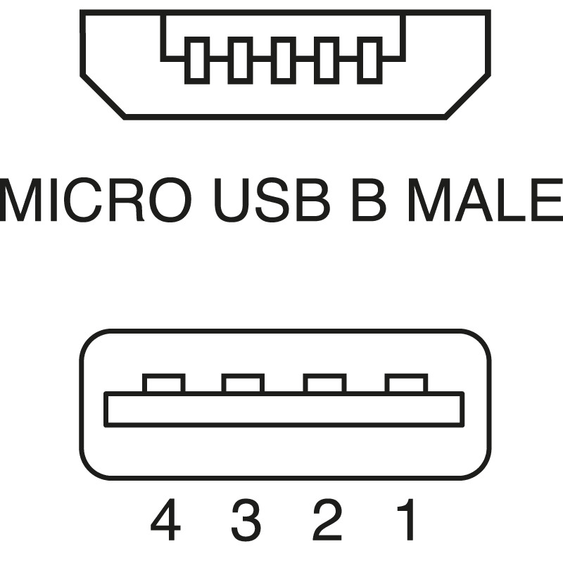 ELCART DISTRIBUTION - CAVO USB SPINA A-MICRO USB B 1M