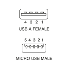 ELCART DISTRIBUTION - CAVO ADATTATORE MICRO USB OTG