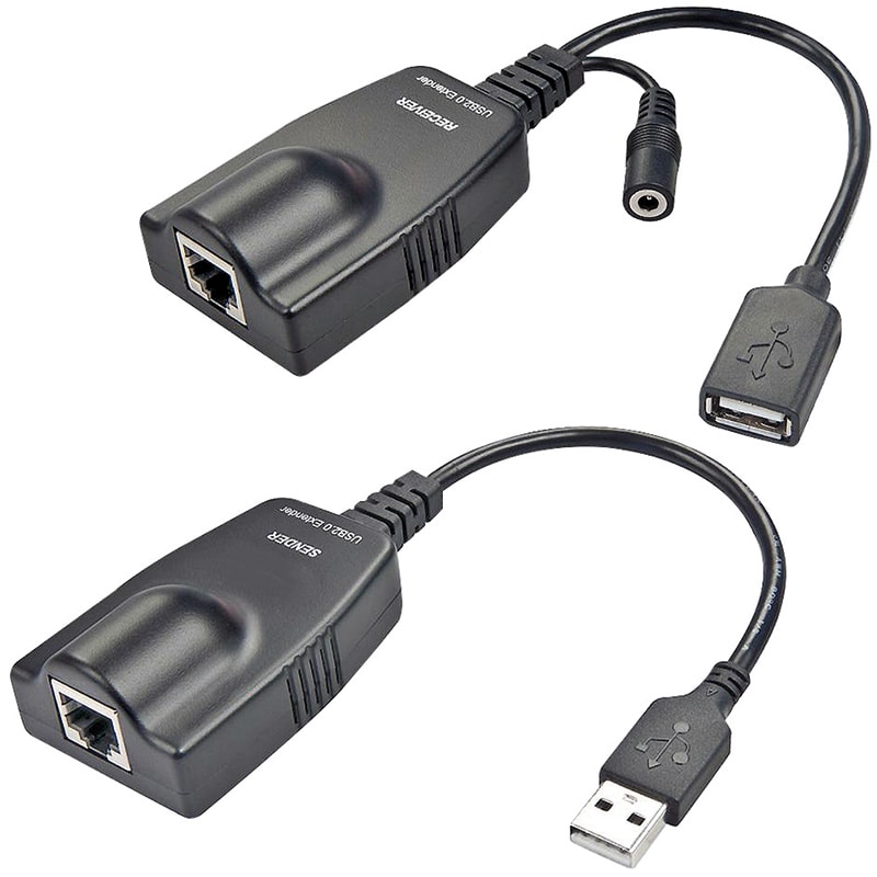 ELCART DISTRIBUTION - USB EXT. CAVO SING.CAT5E/6 100MT