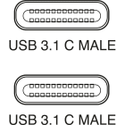 ELCART DISTRIBUTION - CAVO USB3.1 SPINA C - SPINA C 1MT