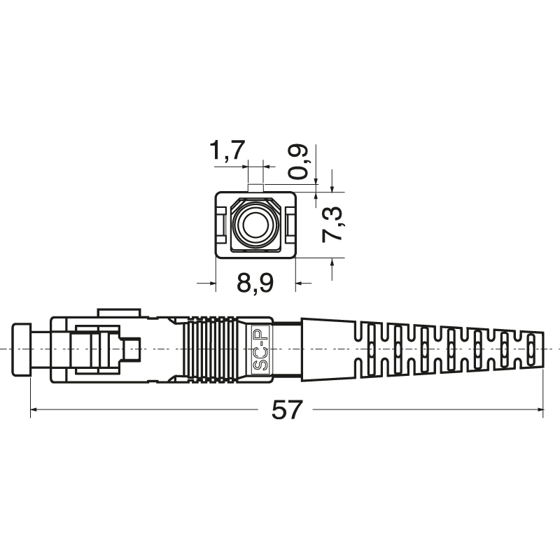 ELCART DISTRIBUTION - SPINE FIBRA OTTICA SC DUPLEX
