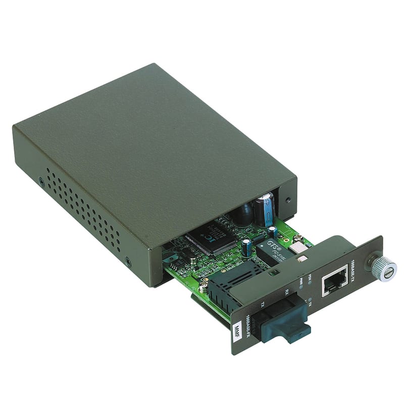 ELCART DISTRIBUTION - CONVERTITORE FIBRA OTTICA SINGLEM