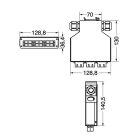WP - BOX OTTICO INDUSTRIALE GUIDA DIN