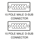 ELCART DISTRIBUTION - CAVO COLL.15HD/15HD PIN M/M 10MT