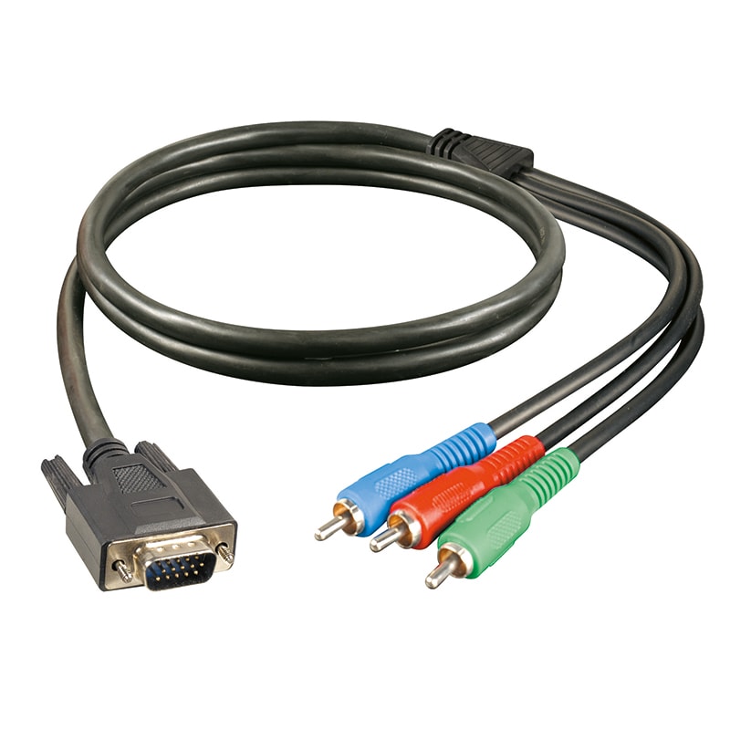 ELCART DISTRIBUTION - CAVO HDB VGA 15P M./3RCA M. 2MT 421116200