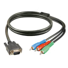 ELCART DISTRIBUTION - CAVO HDB VGA 15P M./3RCA M. 2MT