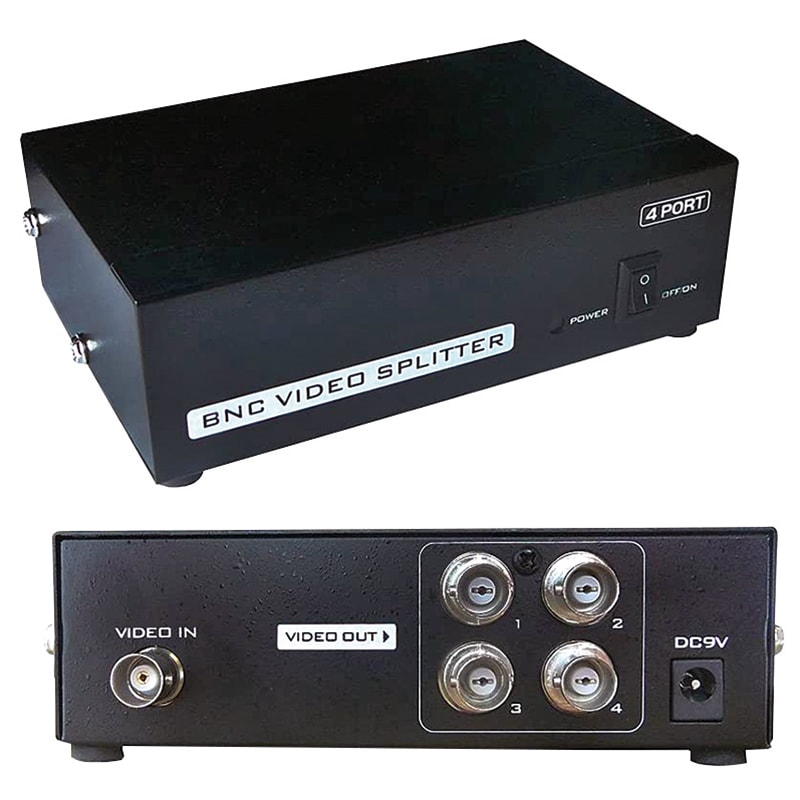 ELCART DISTRIBUTION - SPLITTER BNC 1IN X 4 OUTPUT