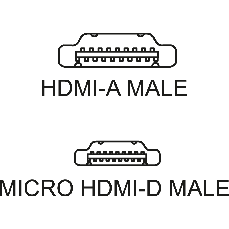 ELCART DISTRIBUTION - CAVO HDMI-A/MICRO HDMI-D 1,80M