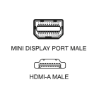 ELCART DISTRIBUTION - CAVO MINIDP A HDMI 1.8MT NERO