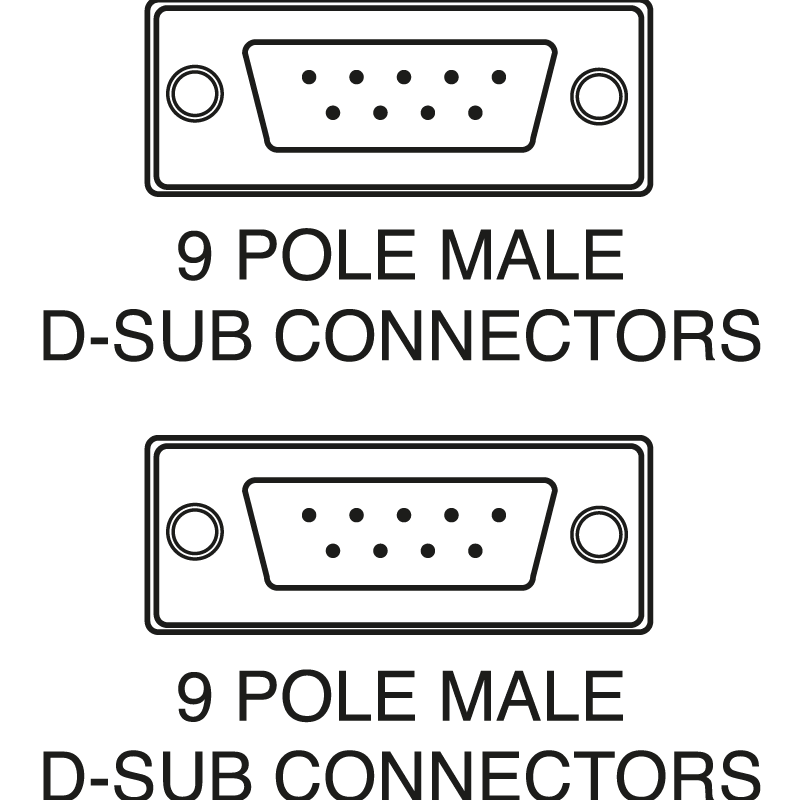 ELCART DISTRIBUTION - CAVO COLL. MONITOR 9 PIN MAS-MAS 422055000