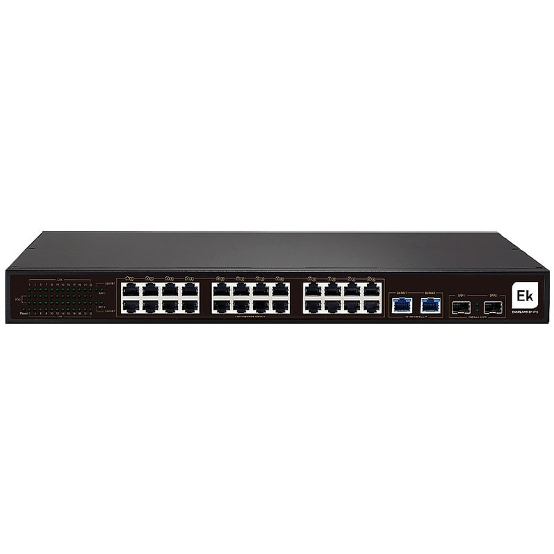 ELCART DISTRIBUTION - SWITCH GIGA POE 26P. 450W DESK