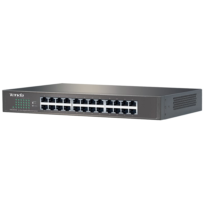 TENDA - SWITCH POE GIGABIT 24P TEG1124P TENDA