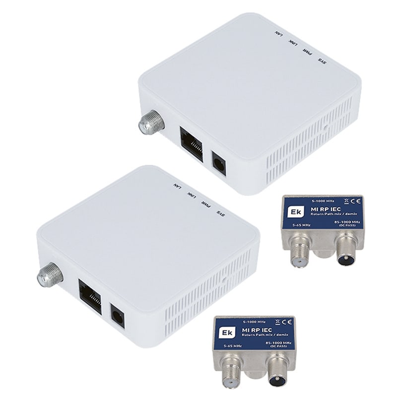 ELCART DISTRIBUTION - KIT EKOAX TX+RX LAN