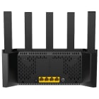 TENDA - Router Wi-Fi 6+ (AX1500), dual-band, 1 porta WAN Gigabit + 3 LAN Gigabit, WPS, OFDMA, MU-MIMO, WPA3, design verticale.