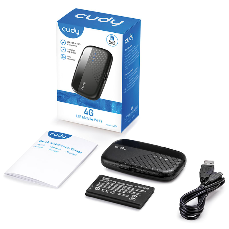 CUDY - ROUTER HOTSPOT WIFI 4G LTE MF4