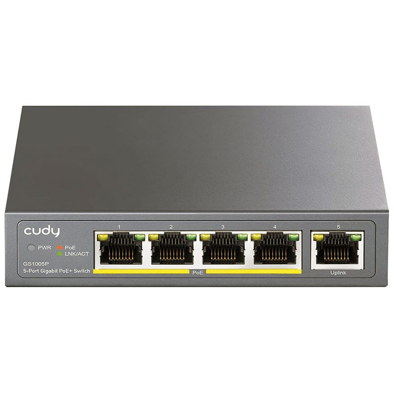 CUDY - SWITCH GIGABIT POE 5P GIGABIT