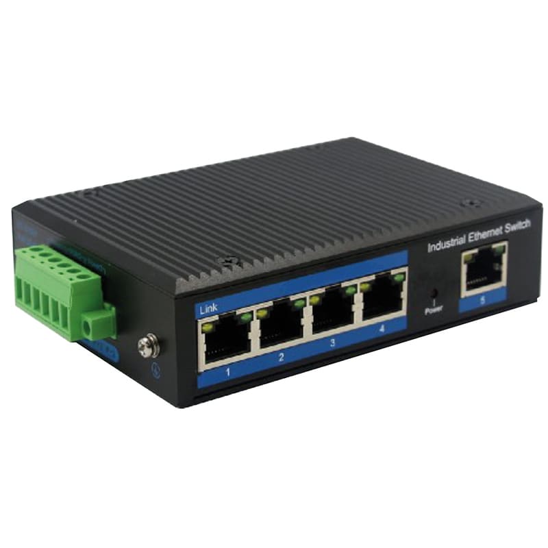 CUDY - SWITCH INDUSTRIALE 5P 10/100M POE