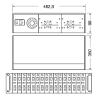 CUDY - CHASSIS FOR MC 14 SLOT DUAL POWE