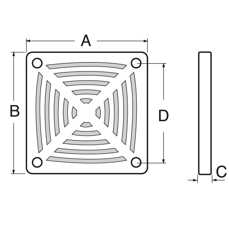 ELCART DISTRIBUTION - D-4 FILTRO IN PVC 120 450969000