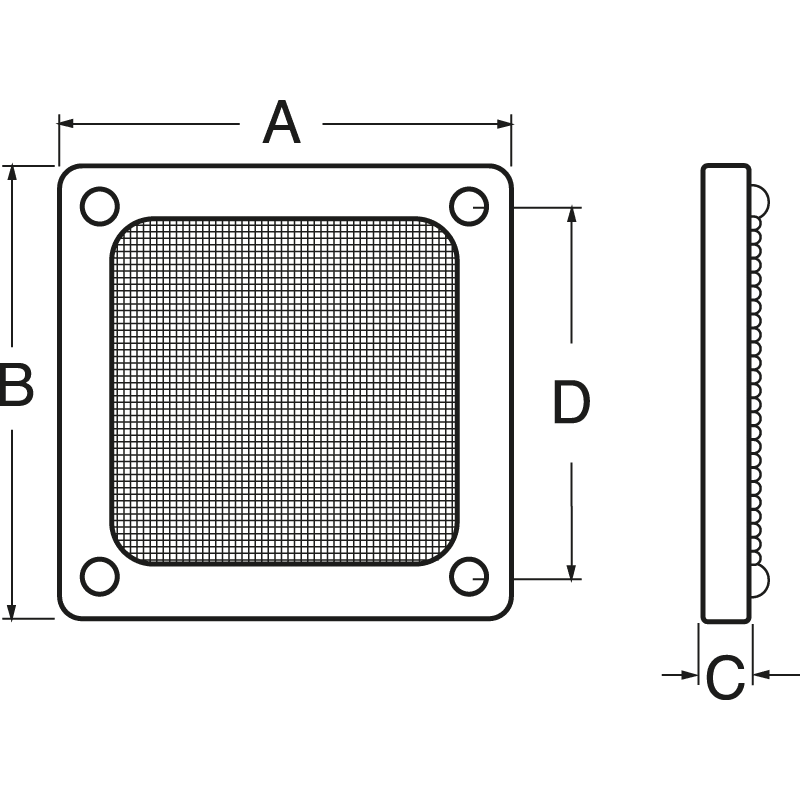 ELCART DISTRIBUTION - M-1 FILTRO IN ACCIAIO 60