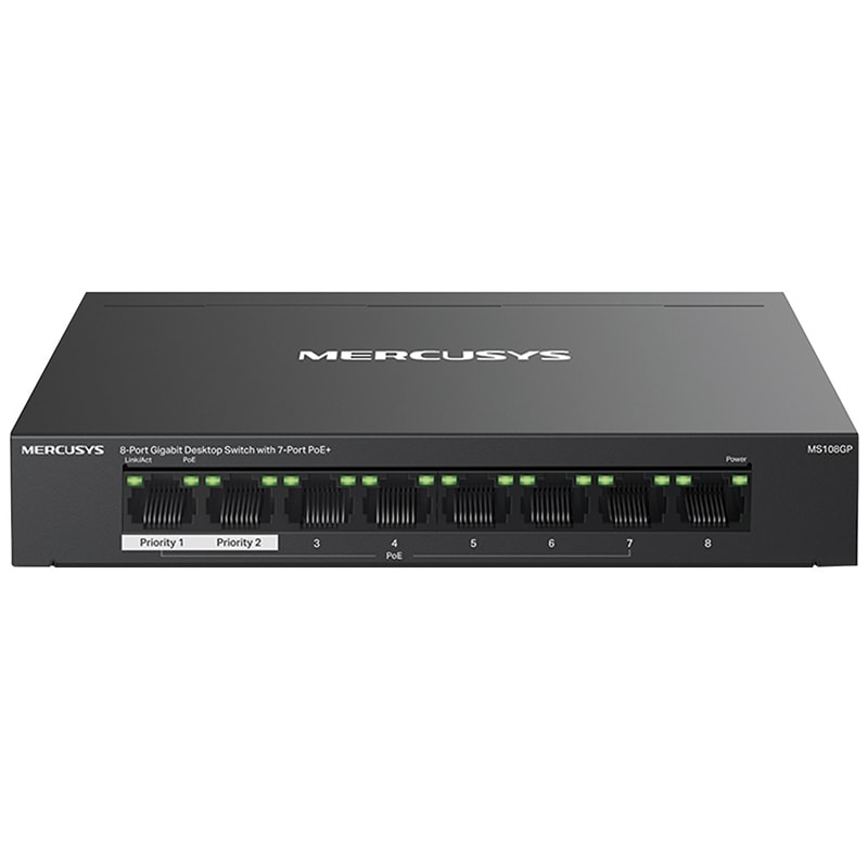 TP-LINK - SWITCH 8 PORTE GIGABIT POE  METAL