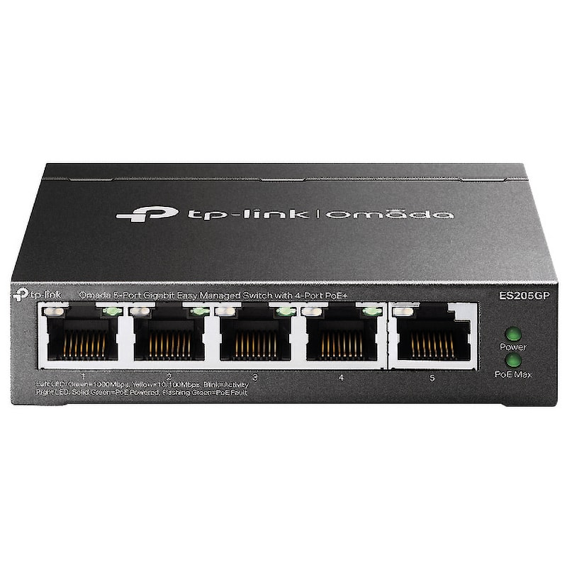 TP-LINK - SWITCH 5 PORTE GIGA EASY MANG.POE