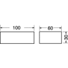 ELCART DISTRIBUTION - CONTENITORE 60X100X30 NERO