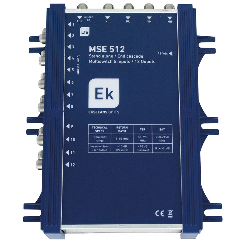 ELCART DISTRIBUTION - MULTISWITCH 5IN 12OUT EK MSE512